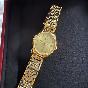 Longines Two-Tone Gold and Silver Watch women’s watch